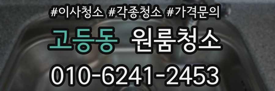 고등동 이사청소