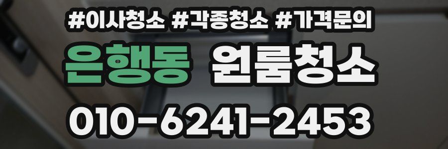 은행동 이사청소