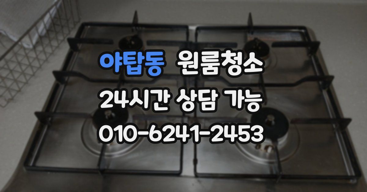 야탑동 입주청소