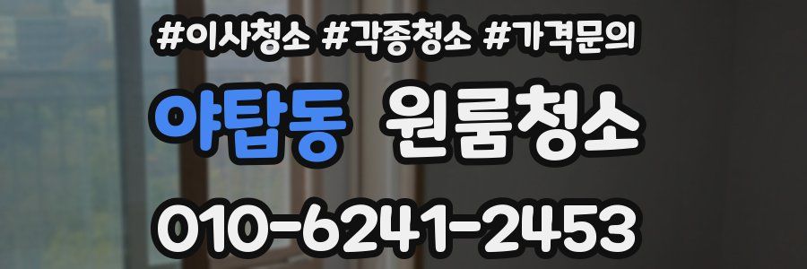 야탑동 이사청소