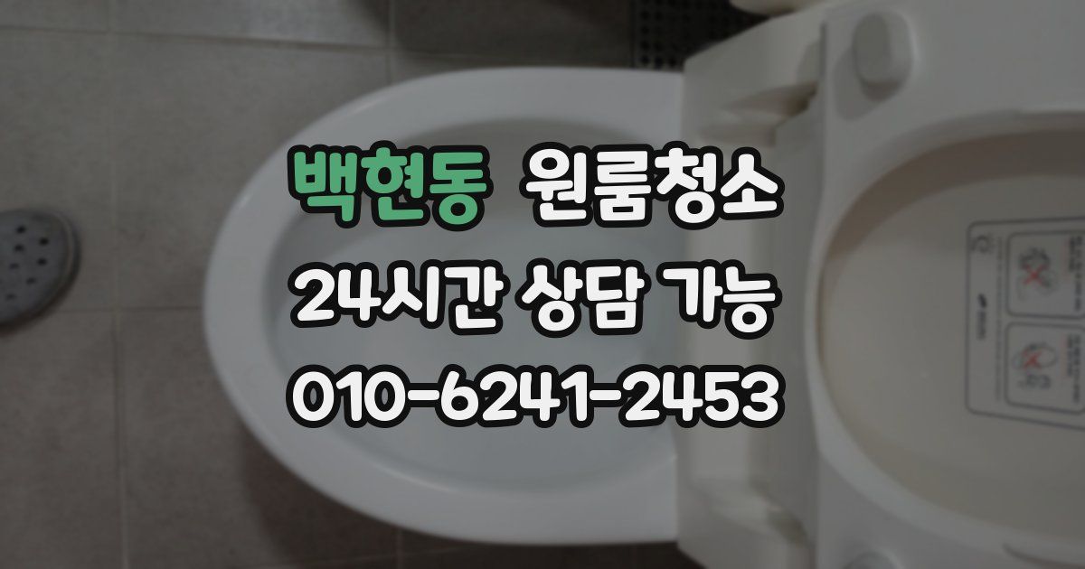 백현동 입주청소