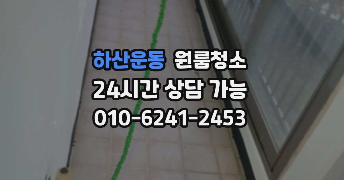 하산운동 입주청소