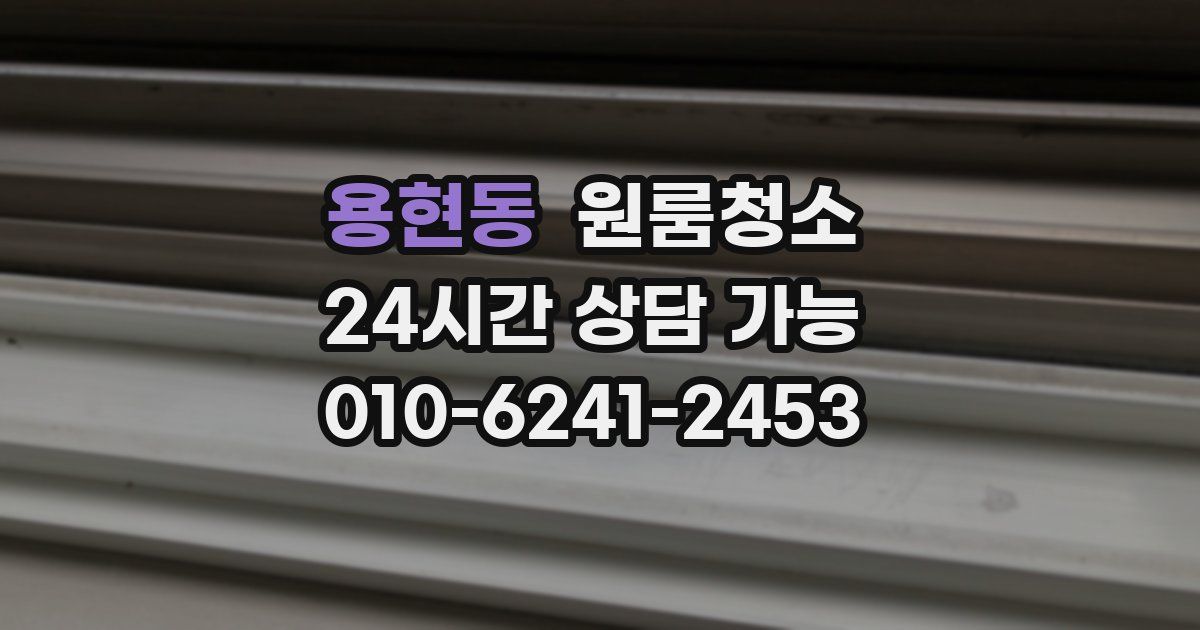 용현동 입주청소