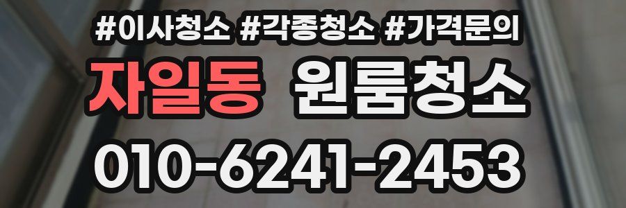 자일동 이사청소