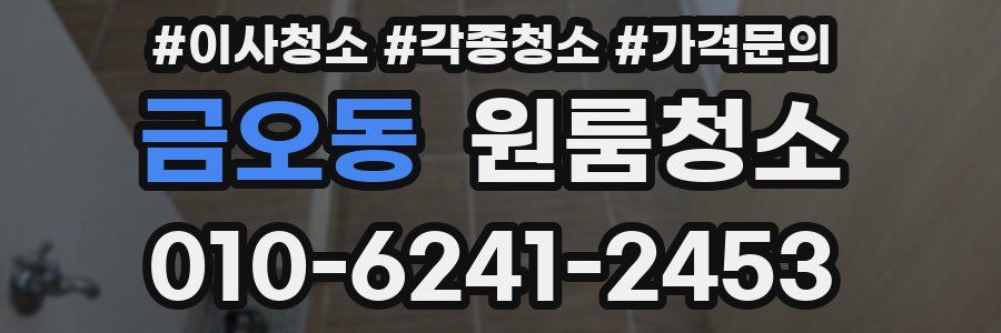 금오동 이사청소