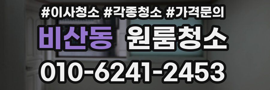 비산동 이사청소