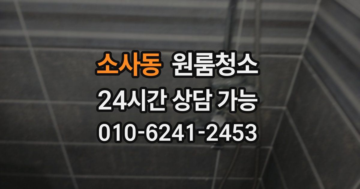 소사동 입주청소