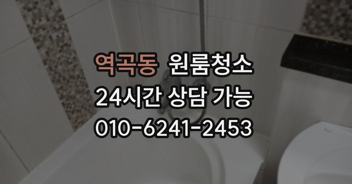 역곡동 입주청소