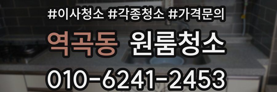 역곡동 이사청소