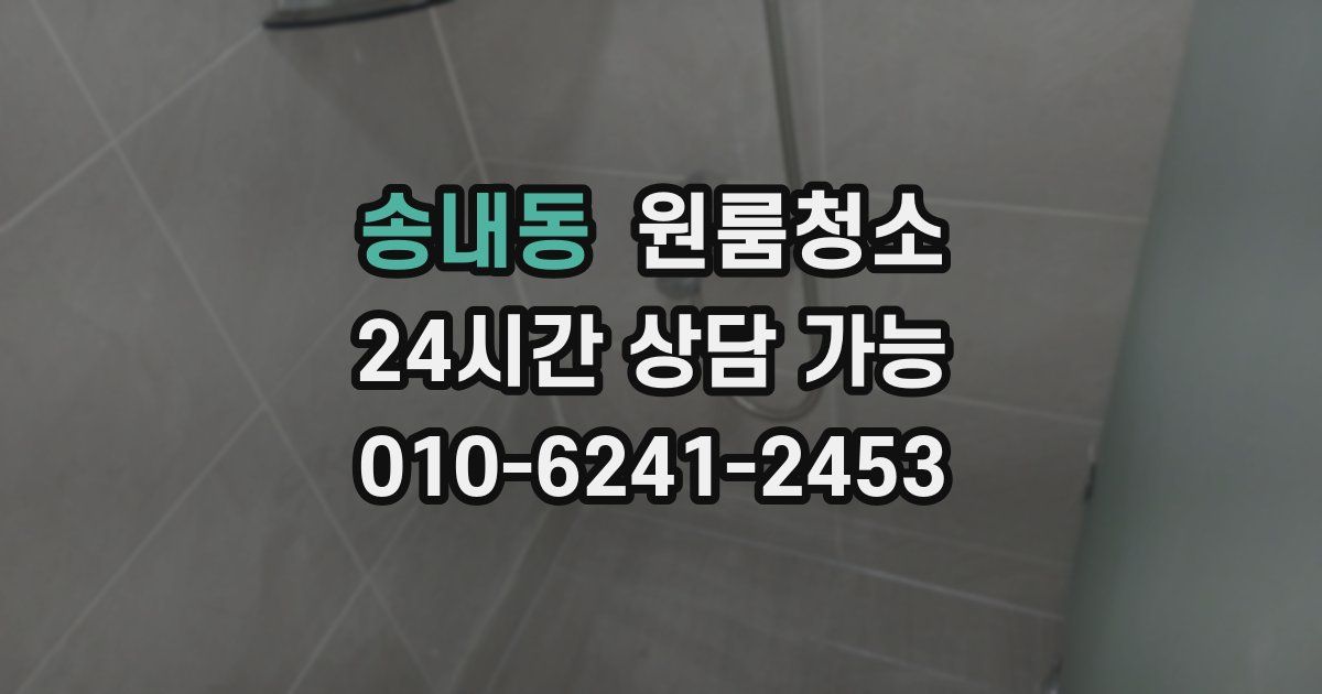 송내동 입주청소