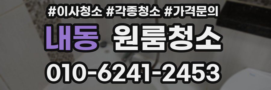 내동 이사청소