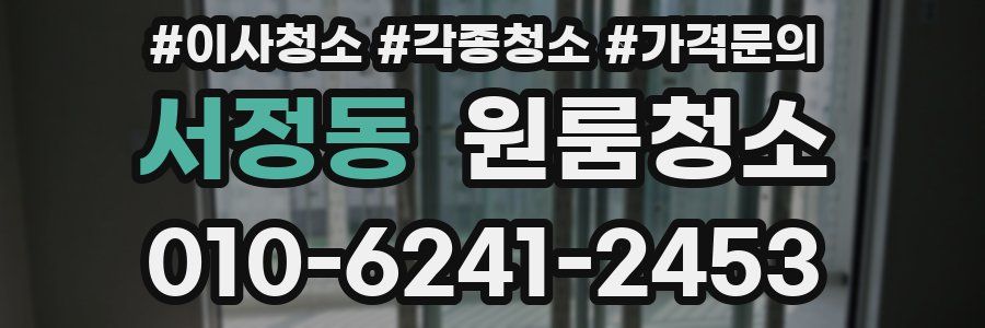 서정동 이사청소