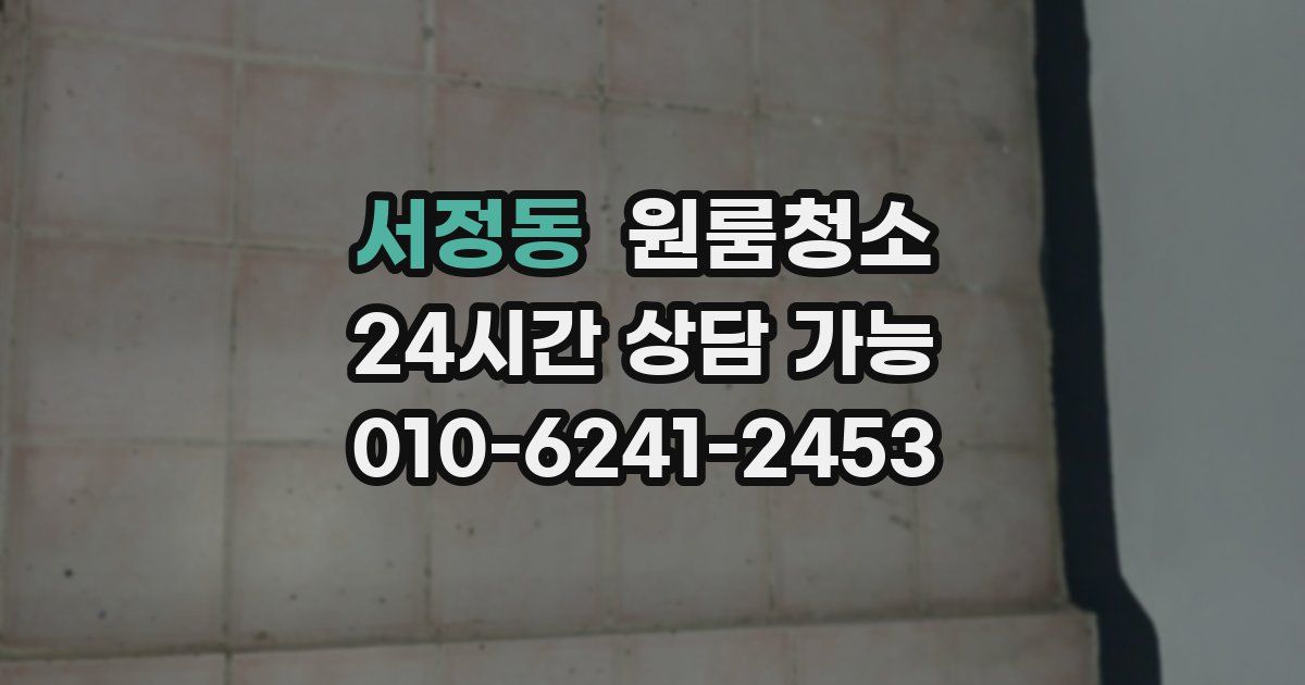 서정동 입주청소