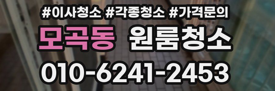 모곡동 이사청소