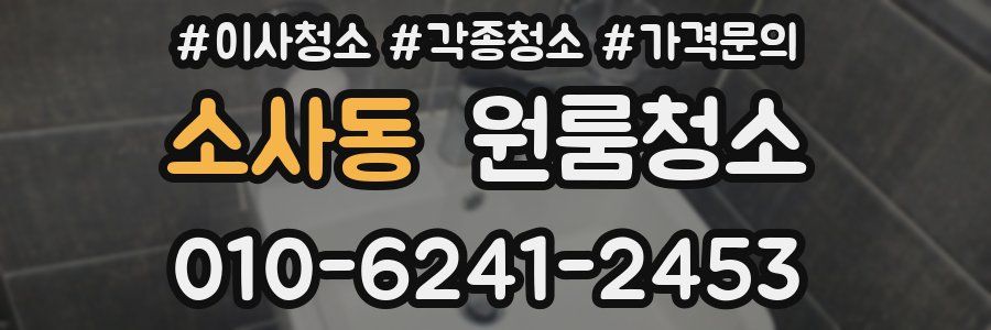 소사동 이사청소