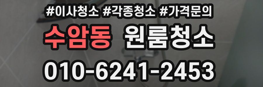 수암동 이사청소