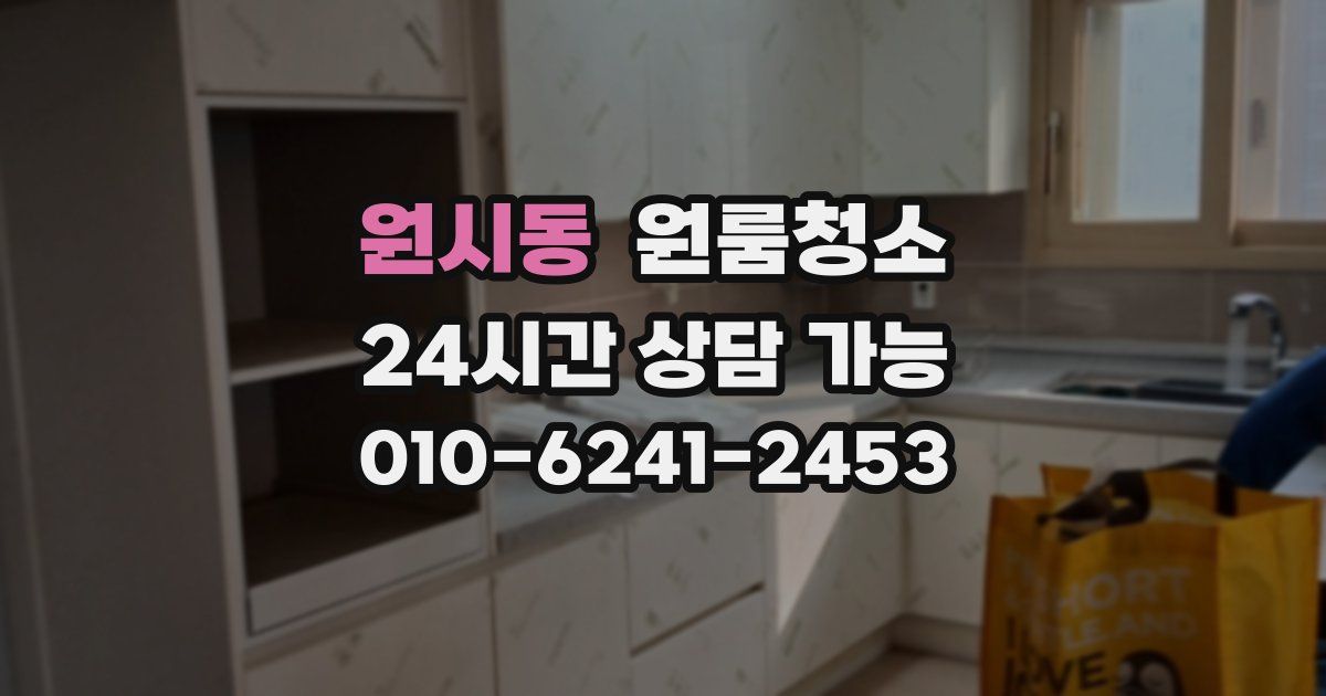 원시동 입주청소