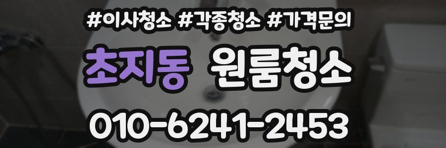 초지동 이사청소