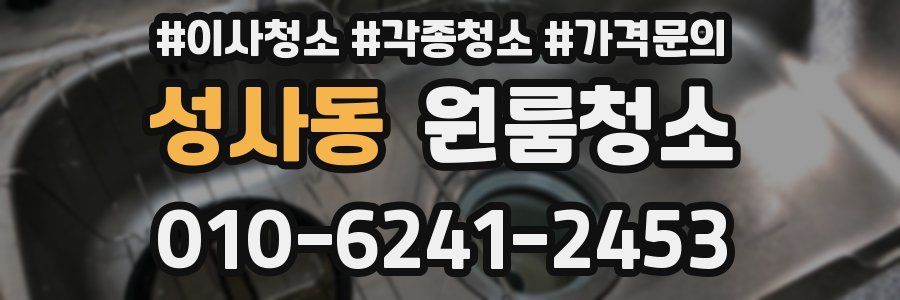 성사동 이사청소