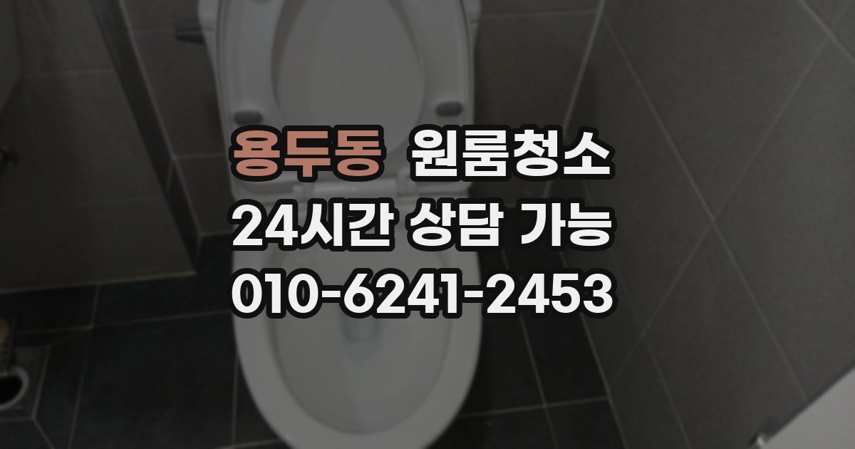 용두동 입주청소