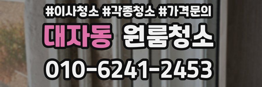 대자동 이사청소