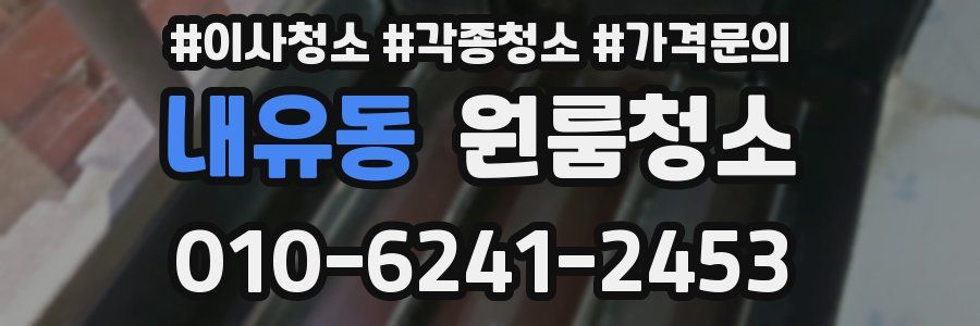 내유동 이사청소