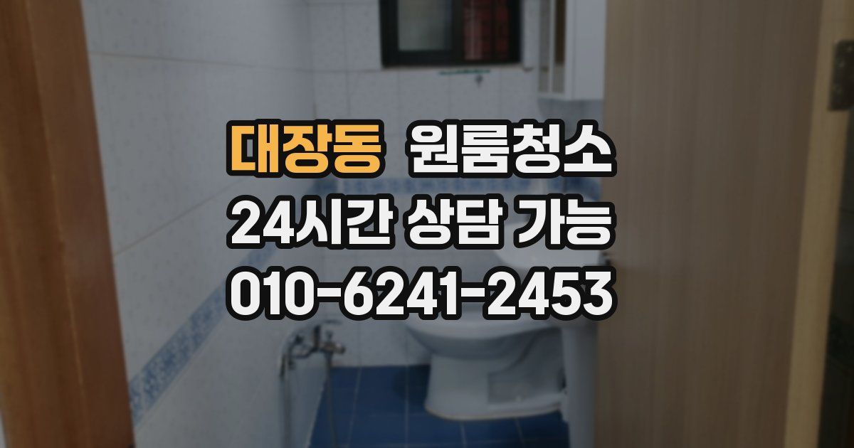 대장동 입주청소