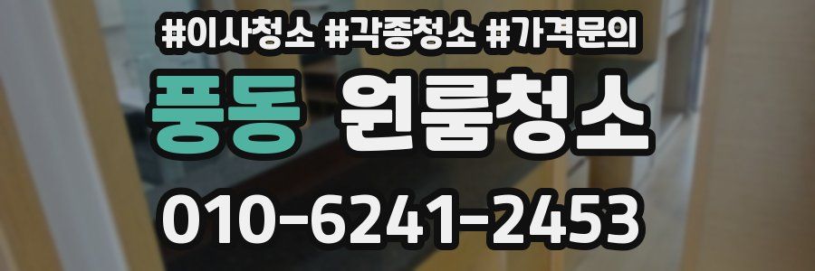 풍동 이사청소