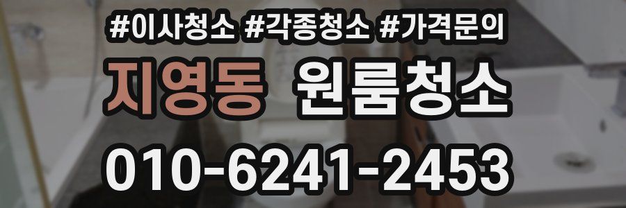 지영동 이사청소