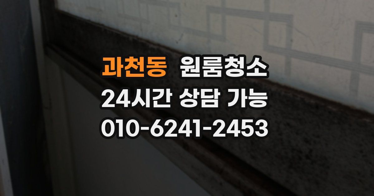 과천동 입주청소