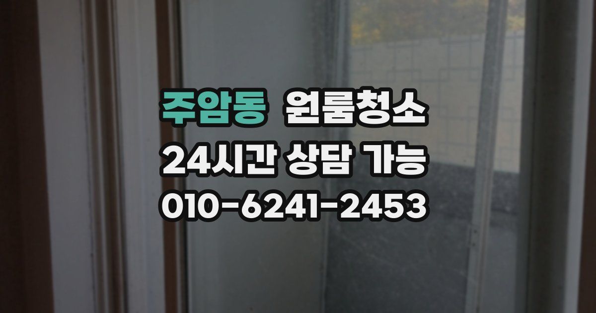 주암동 입주청소