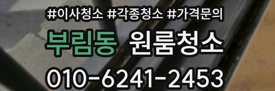 부림동 이사청소