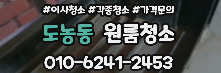 도농동 이사청소