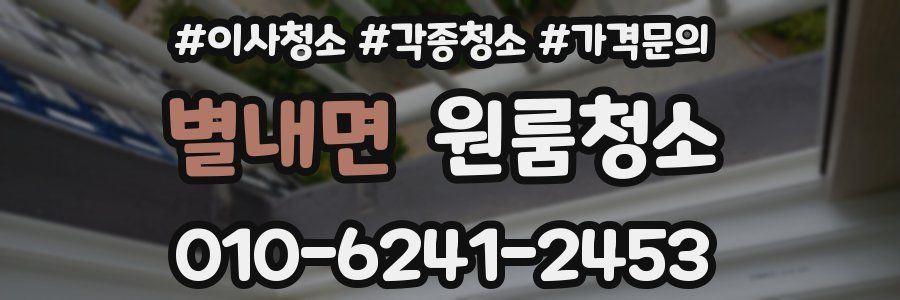 별내면 이사청소