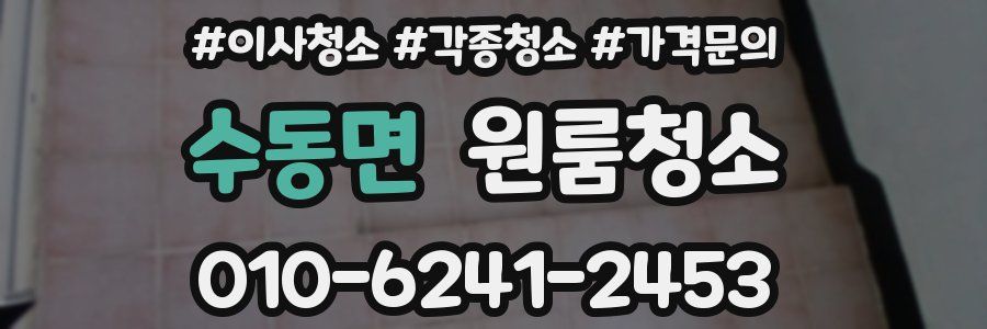 수동면 이사청소