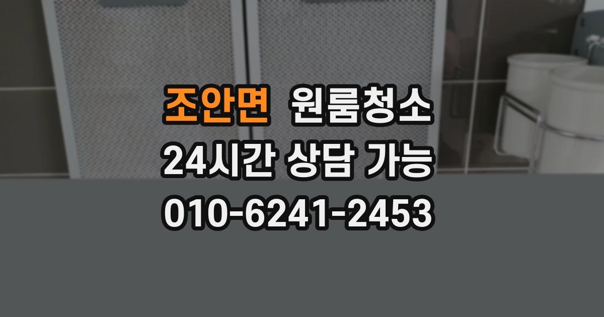 조안면 입주청소