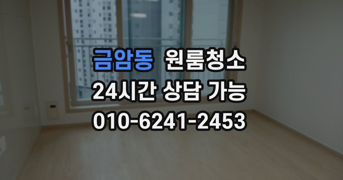 금암동 입주청소