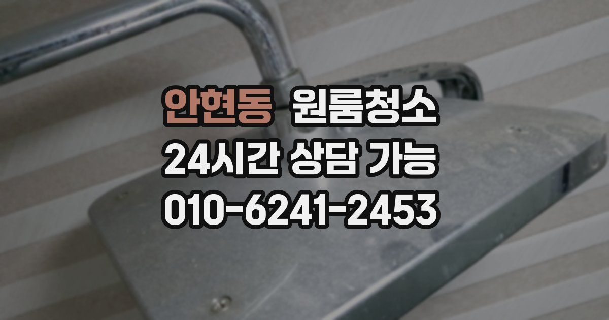 안현동 입주청소