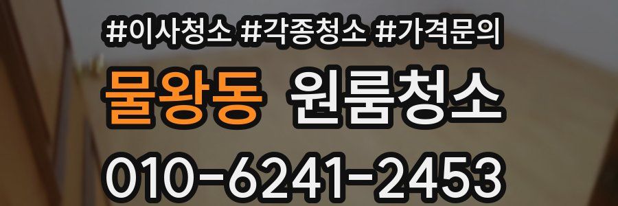 물왕동 이사청소