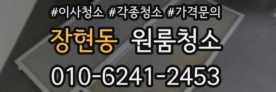 장현동 이사청소