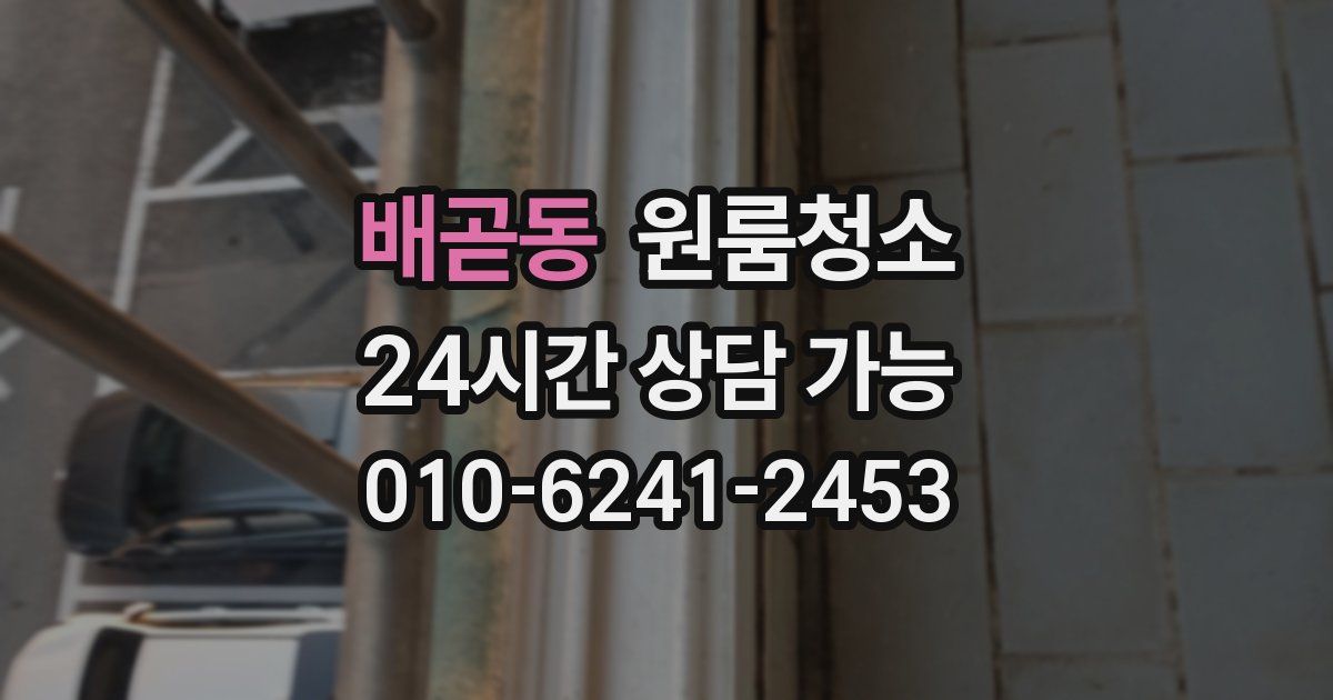 배곧동 입주청소