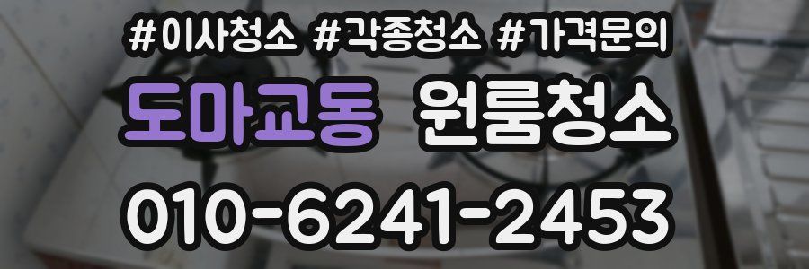 도마교동 이사청소