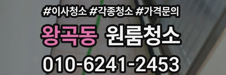 왕곡동 이사청소