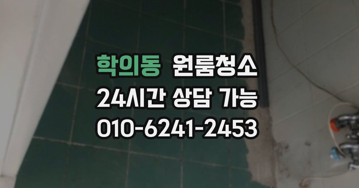 학의동 입주청소