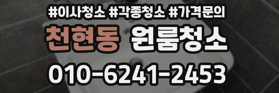 천현동 이사청소