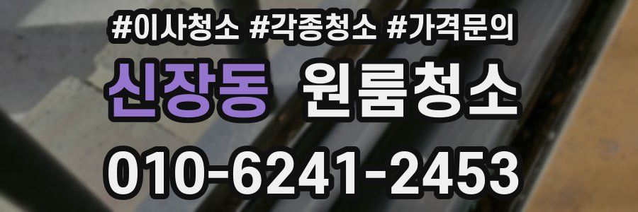 신장동 이사청소