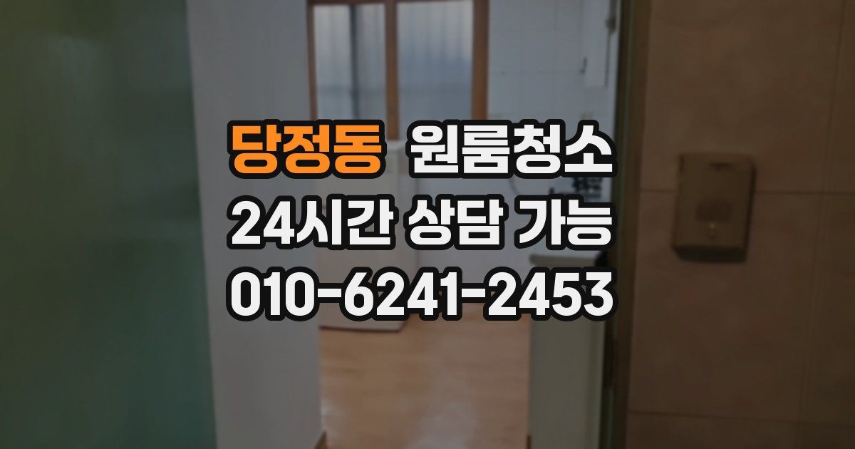 당정동 입주청소