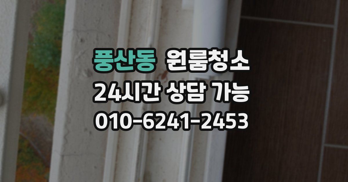 풍산동 입주청소