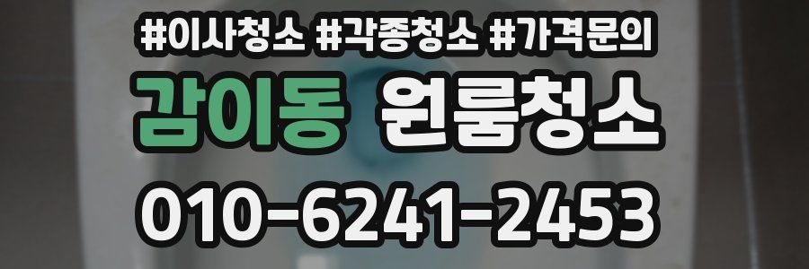 감이동 이사청소