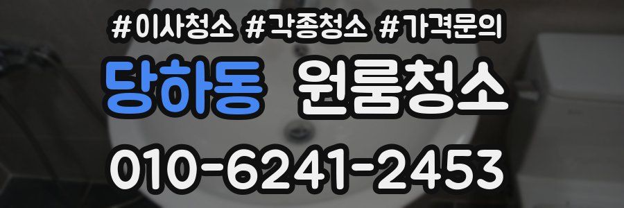 당하동 이사청소